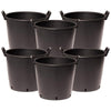 Heavy Duty 30L pots x6
